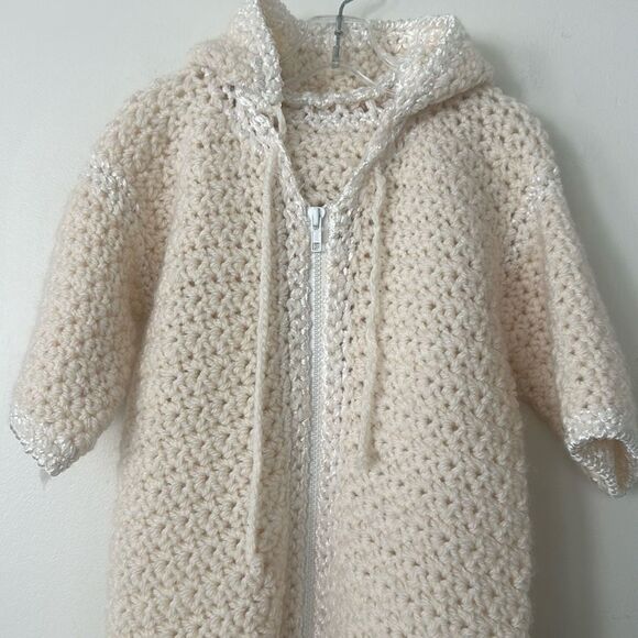 La Bertique den Recher FOUNDATION PRiNCESSE GRACE Baby Knit Bunting Suit - Picture 2 of 9